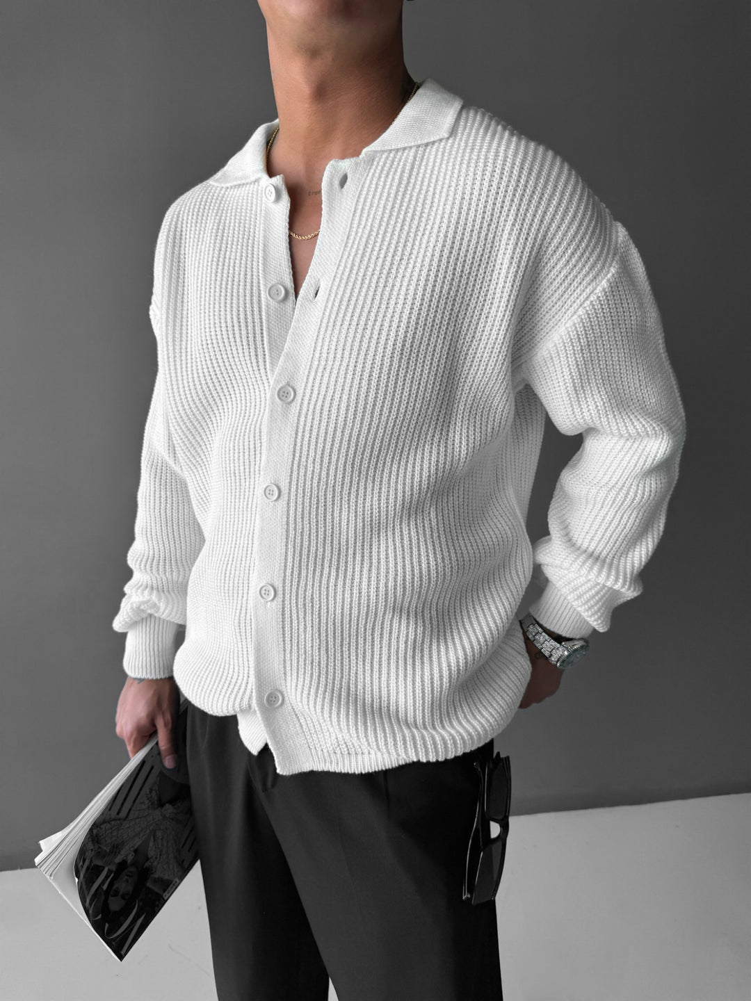Oversize Cardigan - Ecru