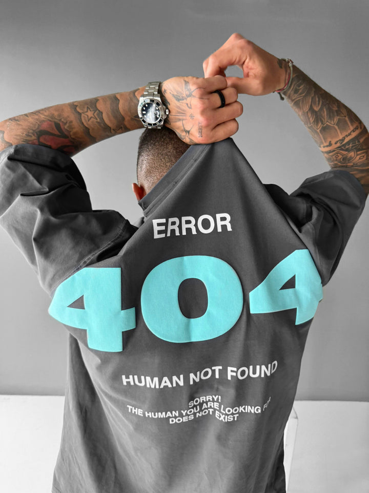 Oversize 404 T-shirt - Anthracite
