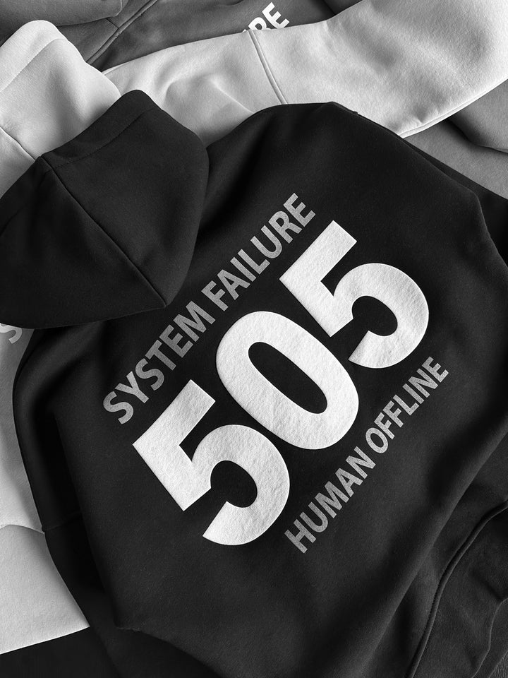 Oversize 505 Hoodie - Black