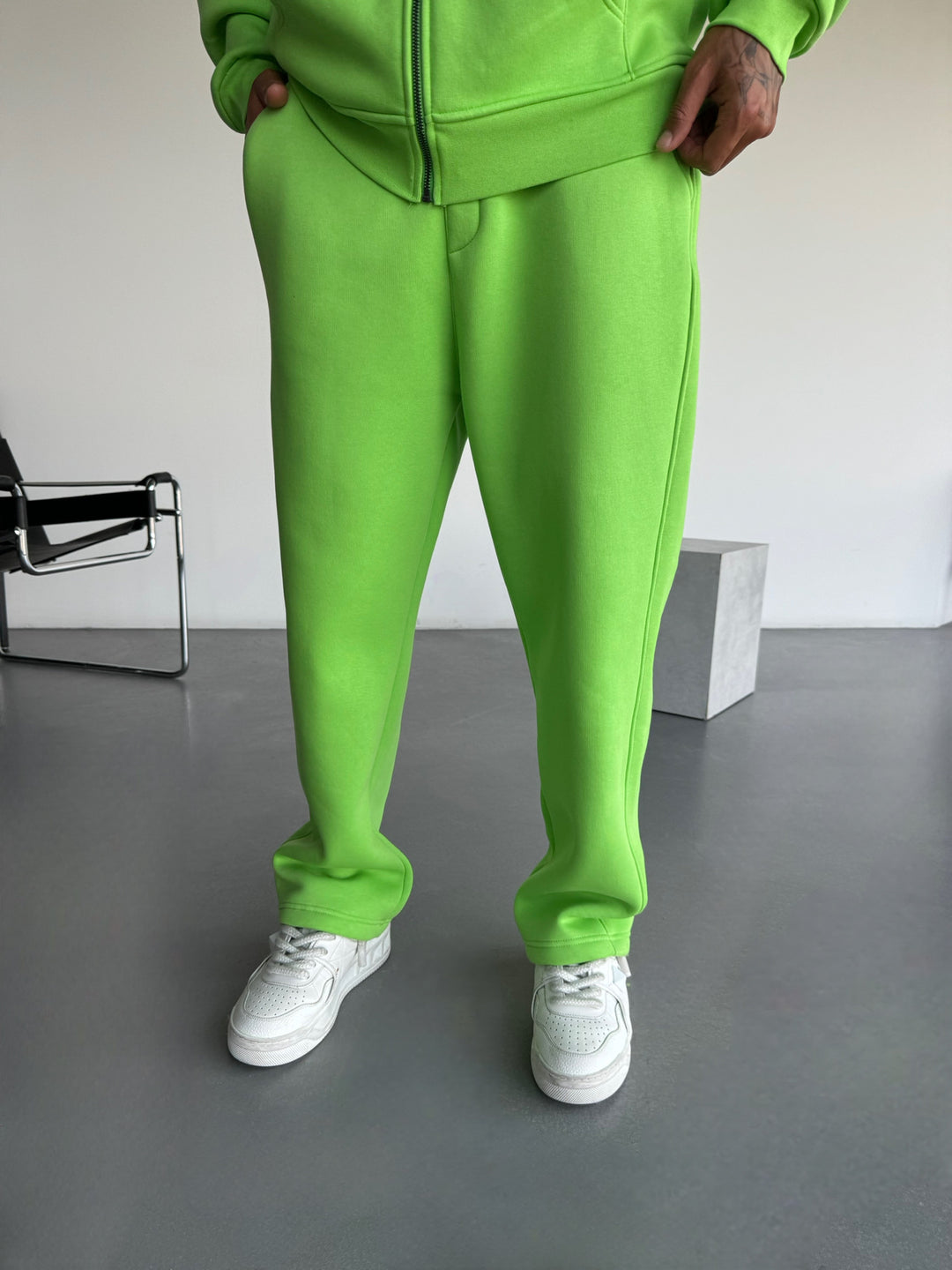 Basic Trousers - Neon Slime