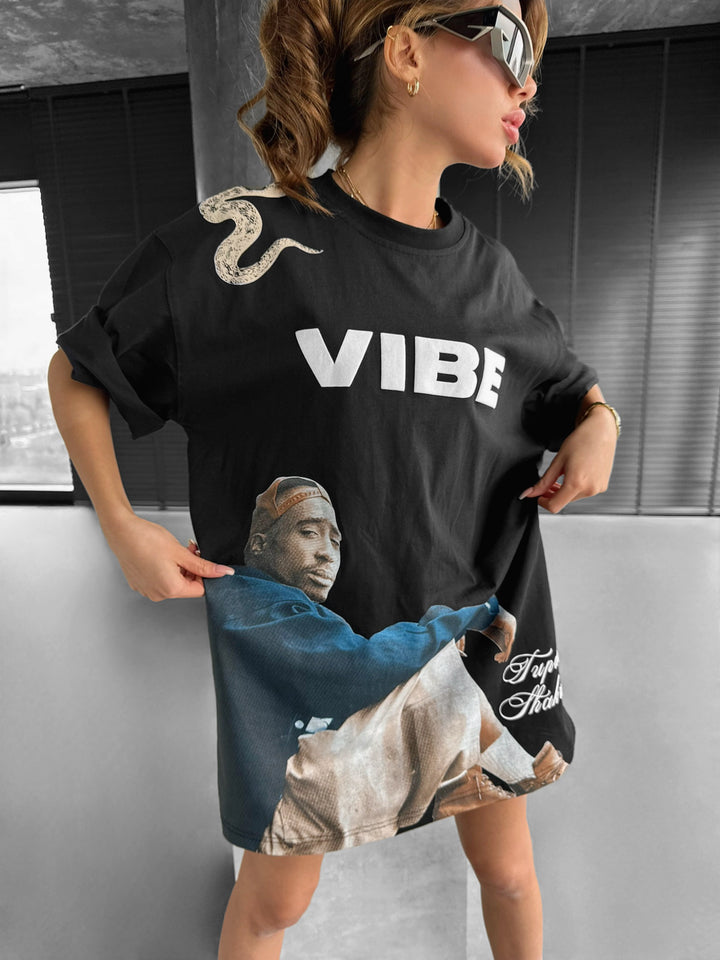Oversize Vibe T-shirt - Black