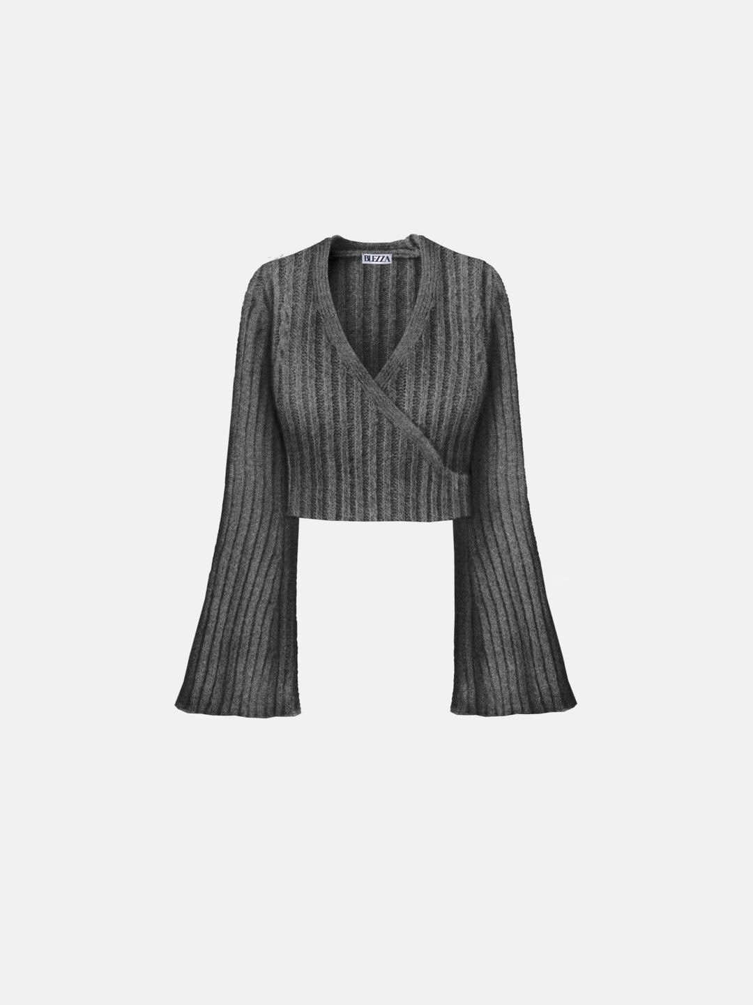 Tied Knit Top - Anthracite