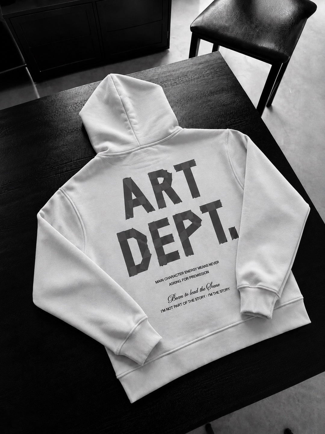 Oversize Art Dept. Hoodie - Ecru