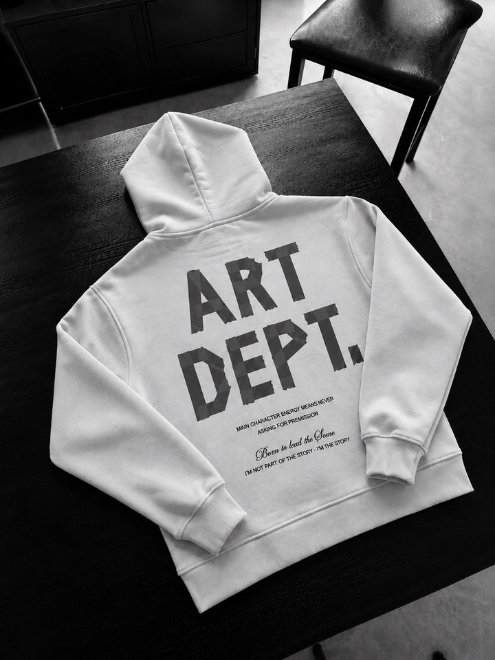 Oversize Art Dept. Hoodie - Ecru