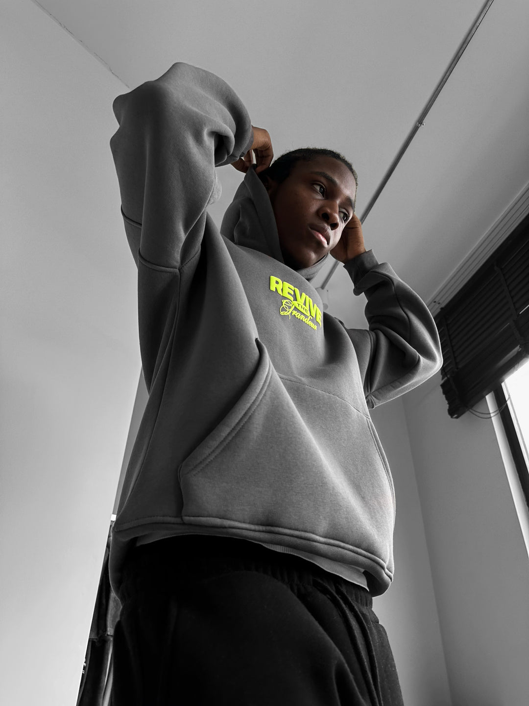Oversize Revive Hoodie - Anthracite