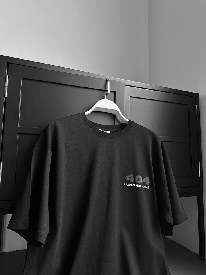 Oversize 404 T-shirt - Black