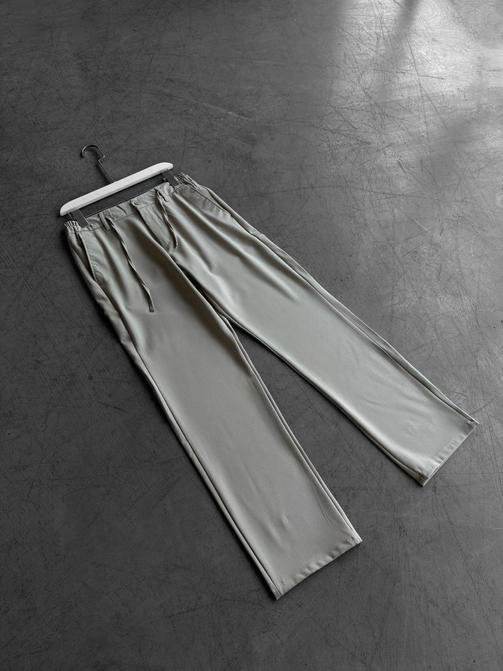 Modern Cut Casual Trousers - Beige