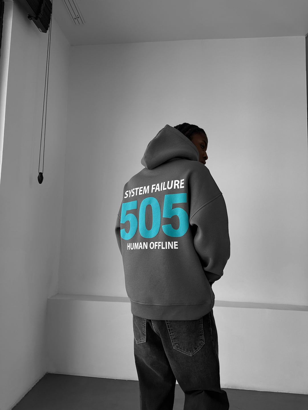 Oversize 505 Hoodie - Anthracite