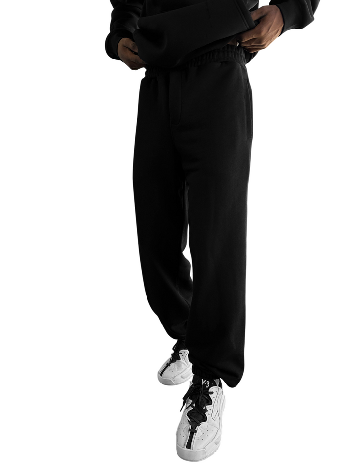 Loose Fit Basic Jogger - Black