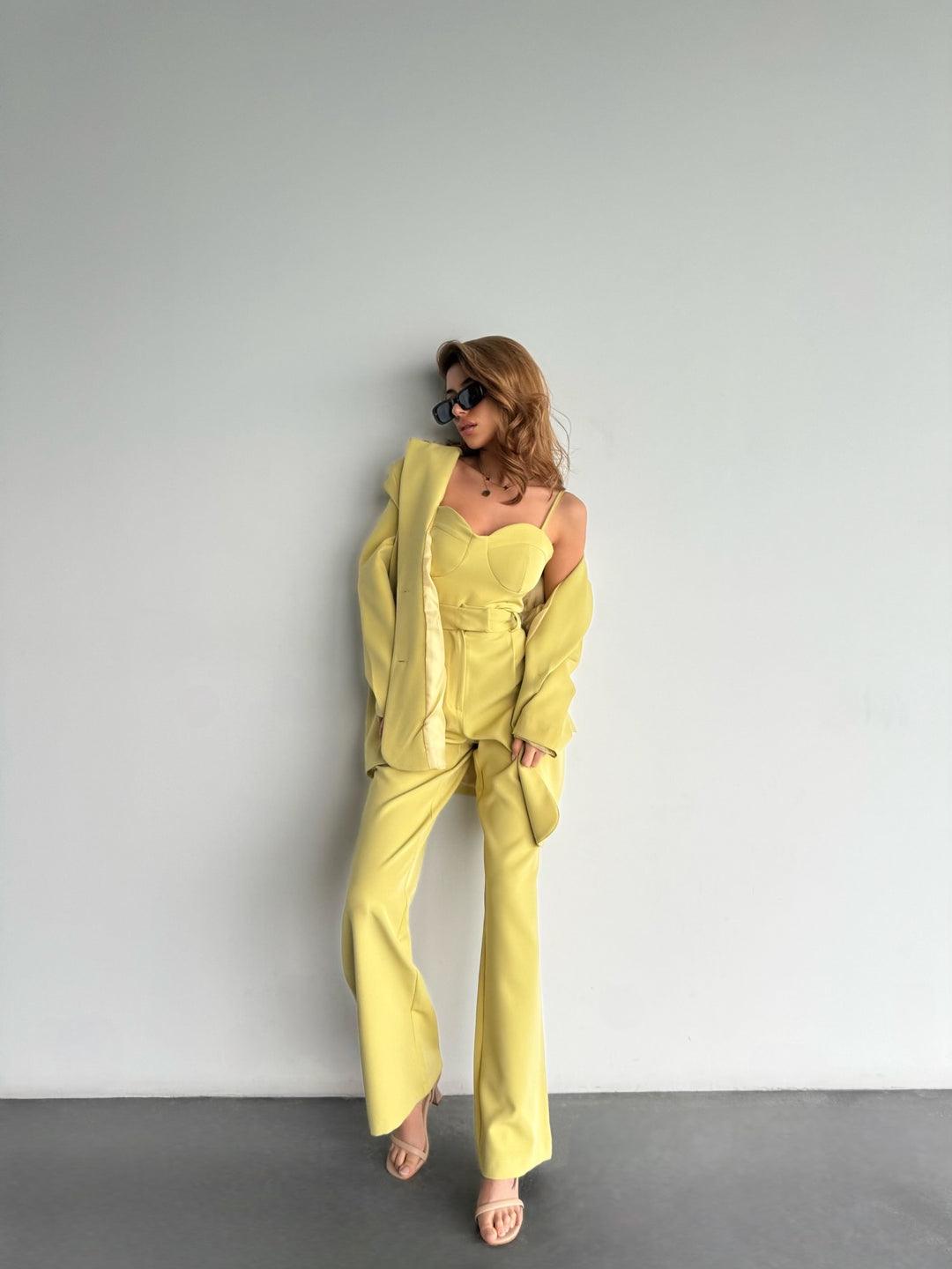 Straight Fit Basic Suit Pant - Pistachio