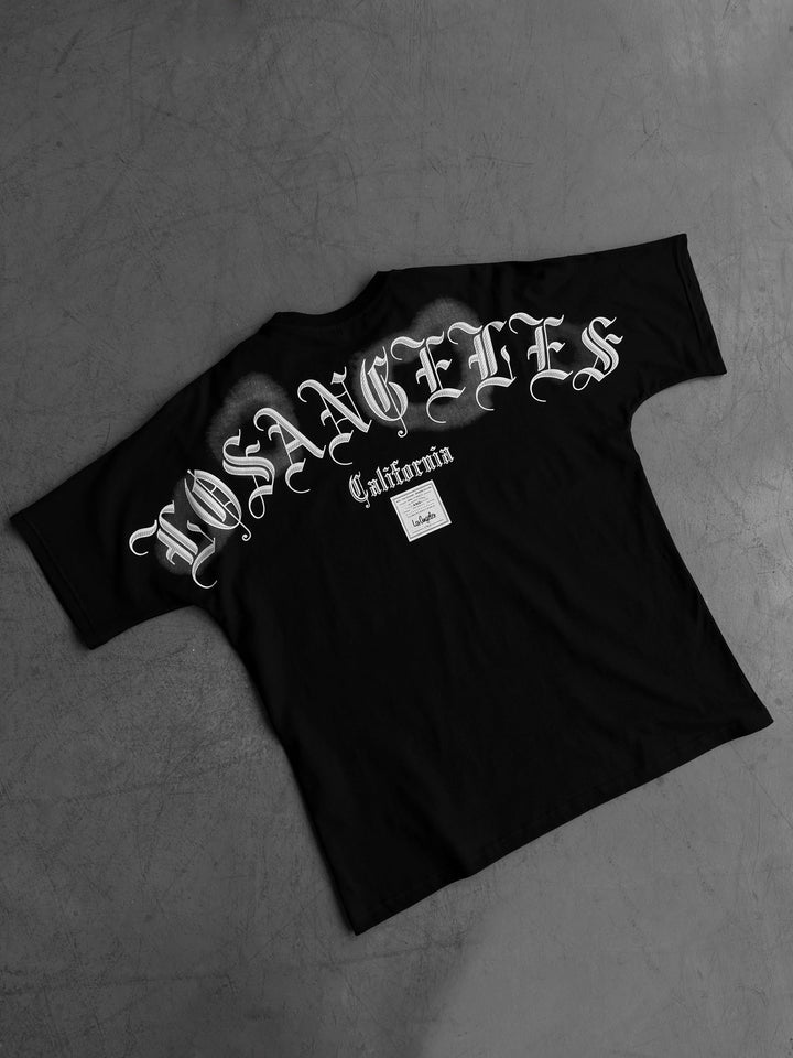 Oversize Los Angeles T-shirt - Black