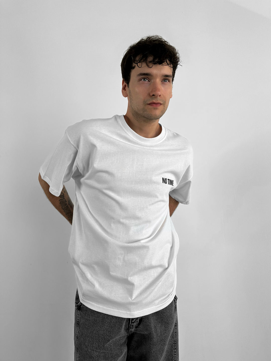 Oversize Nonsense T-shirt - Ecru