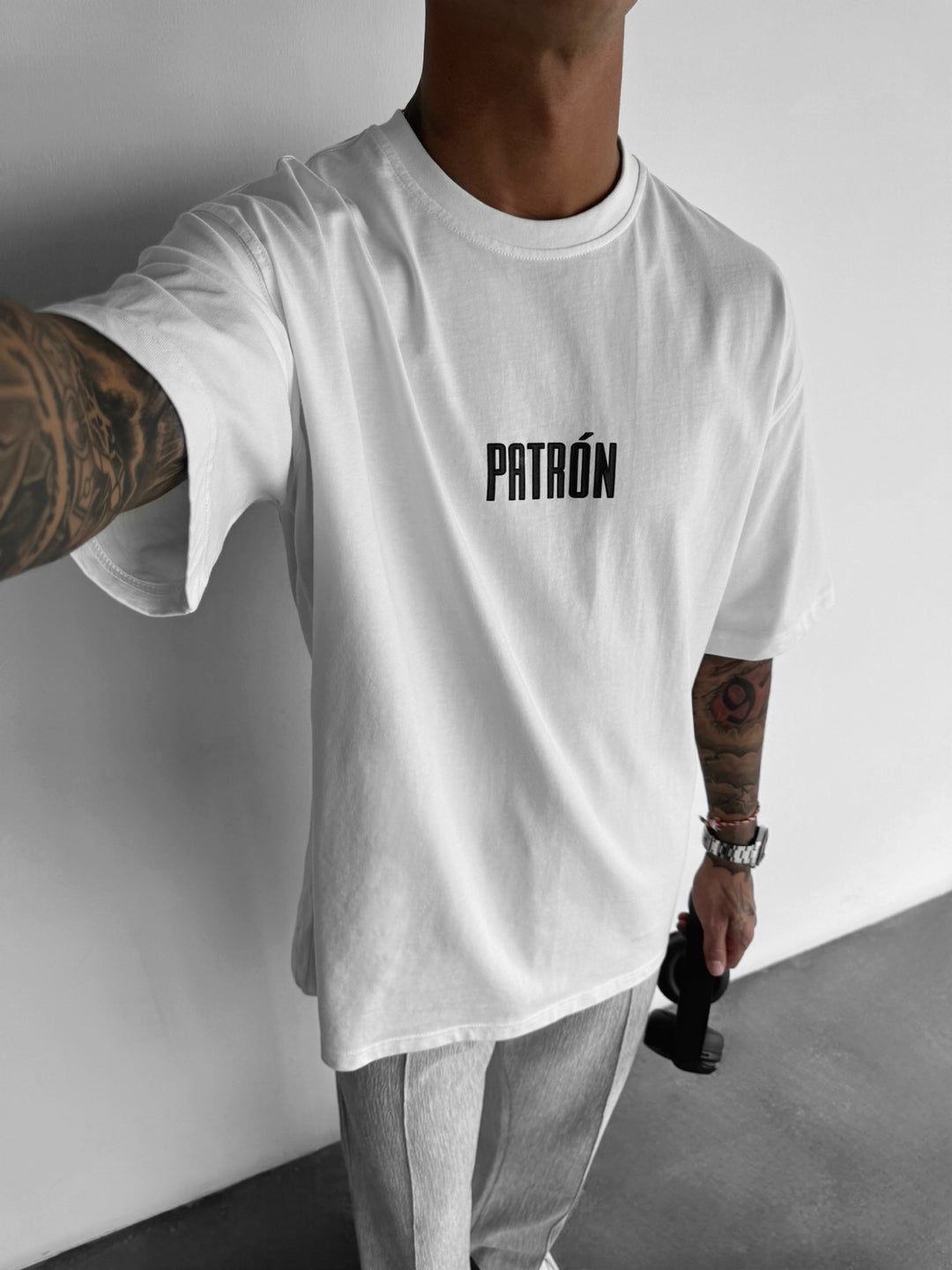 Oversize Patron T-shirt - White