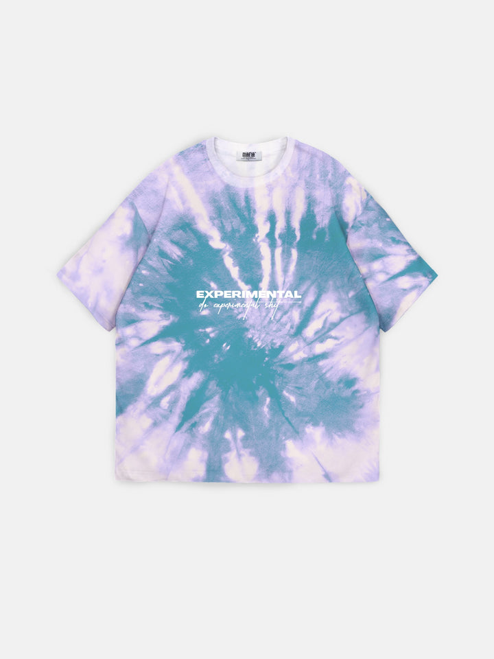 Oversize Experimental T-shirt - Lila