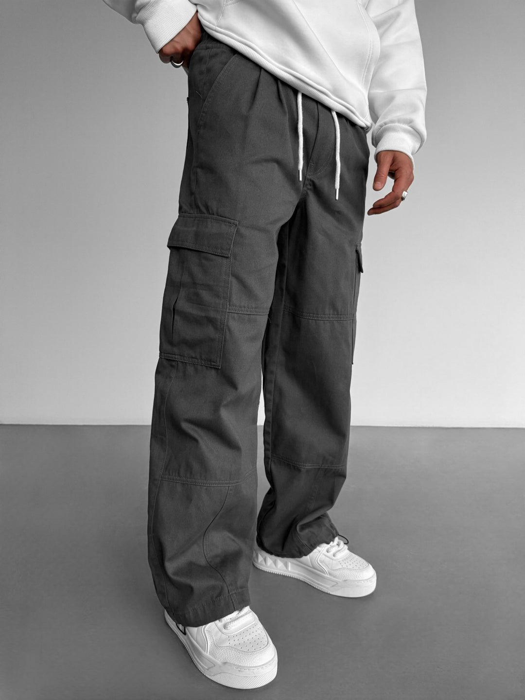 Puffer Cargo Trousers - Anthracite