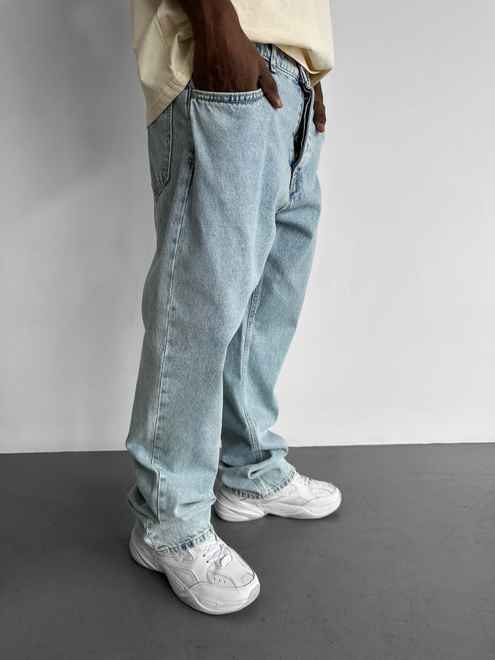 Basic Baggy Jeans - Blue
