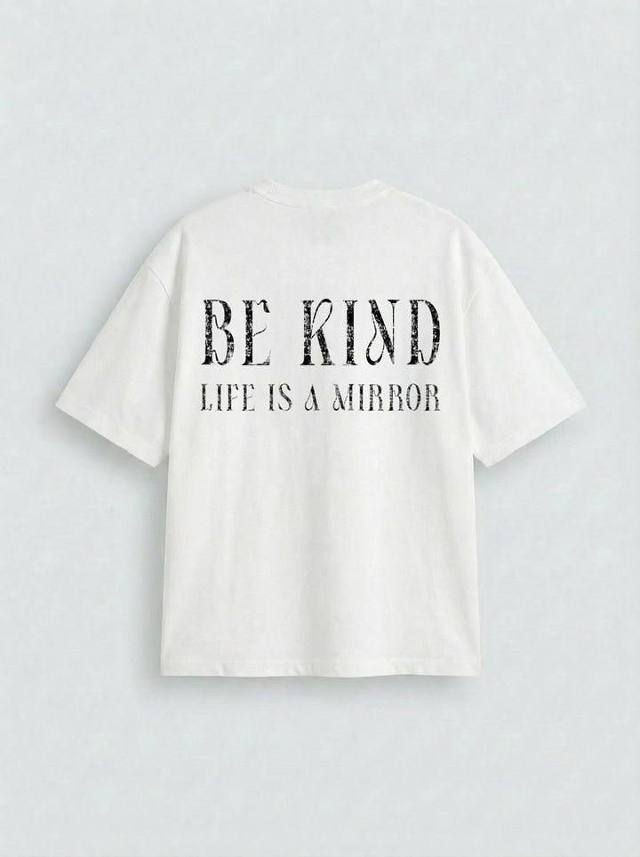 Oversize Be Kind T-shirt - Ecru