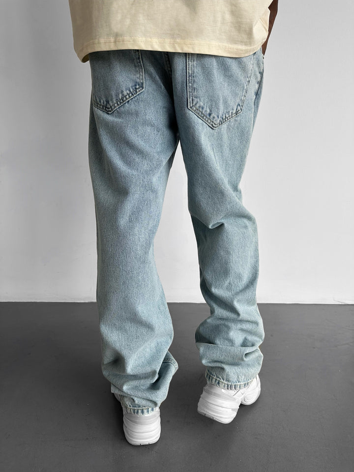Basic Baggy Jeans - Blue