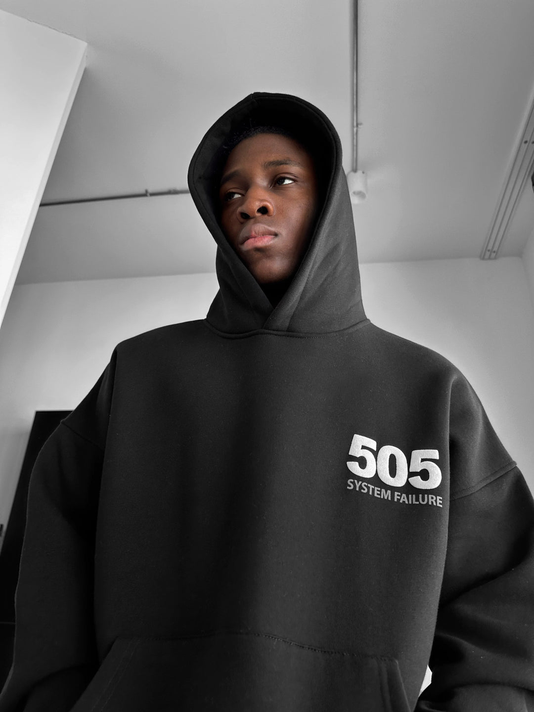 Oversize 505 Hoodie - Black