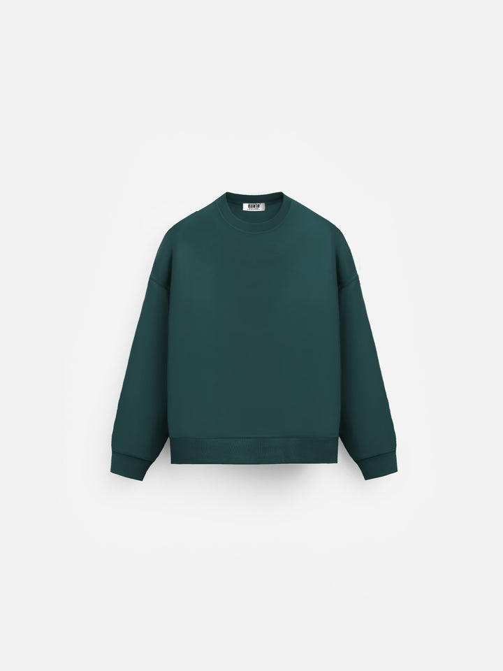 Oversize Basic Sweater - Sea Moss