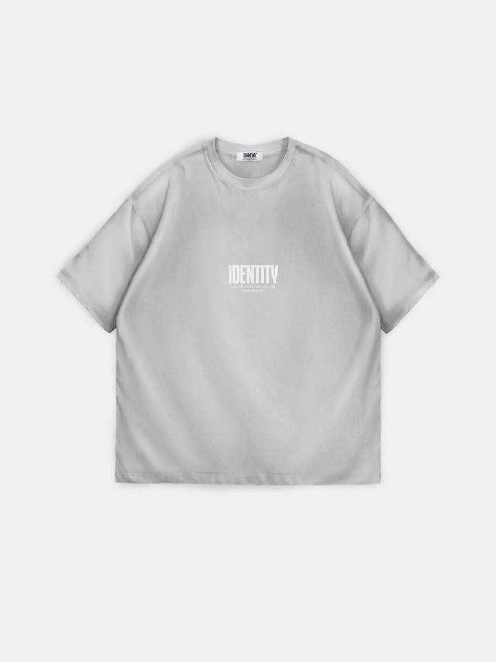 Oversize Identity T-shirt - Grey