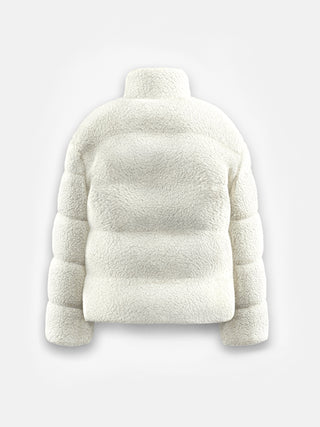 Oversize Plush Jacket - Ecru