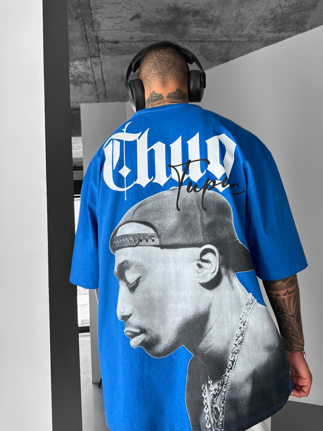 Oversize Thug Life T-shirt - Saks
