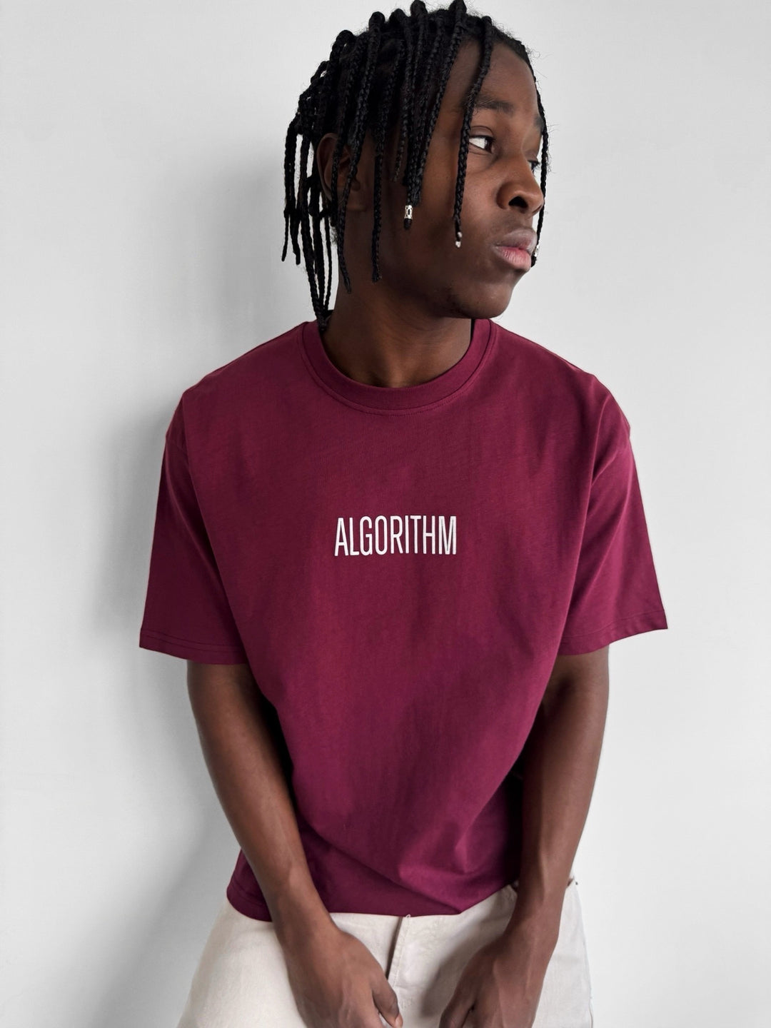 Oversize "Algorithm" T-Shirt - Port Royale