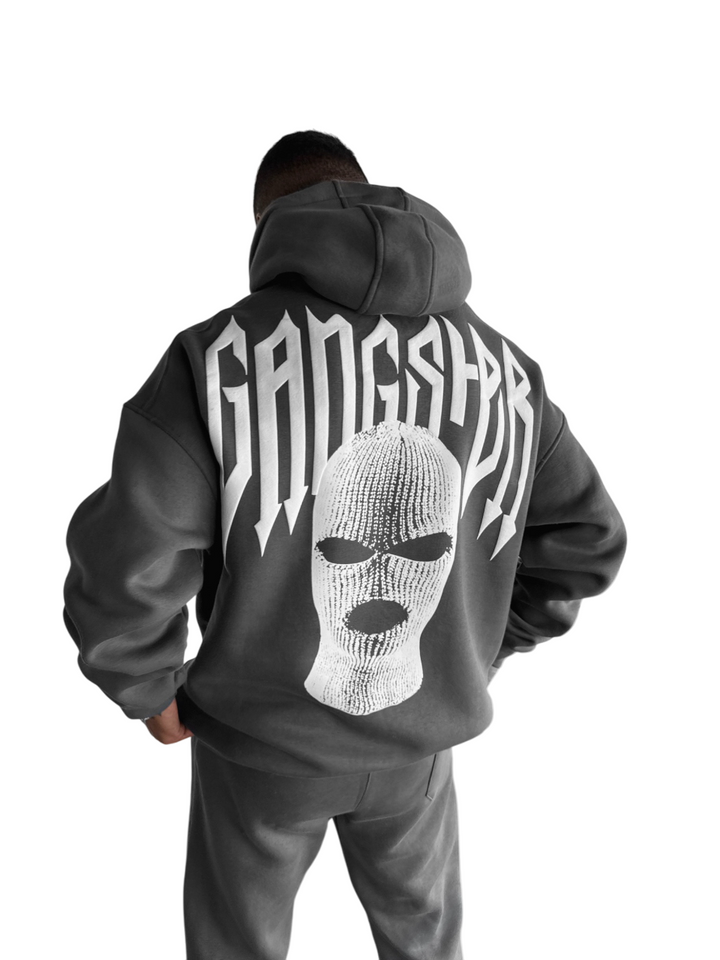 Oversize Gangster Hoodie - Anthracite
