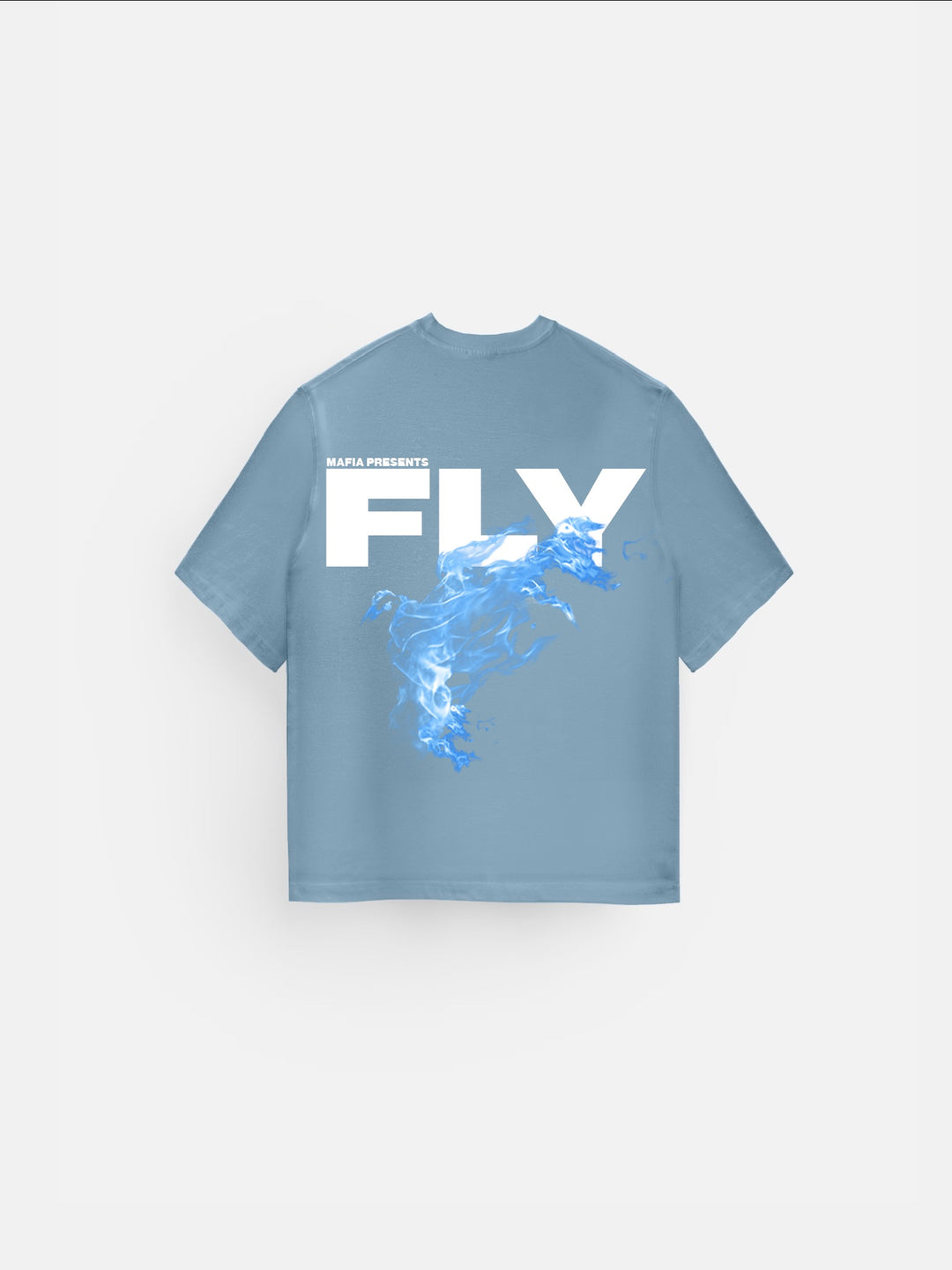 Oversize Fly T-shirt - Blue