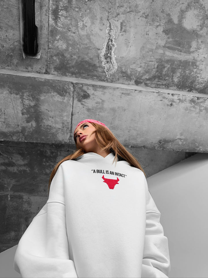 Oversize Bull Hoodie - Off White