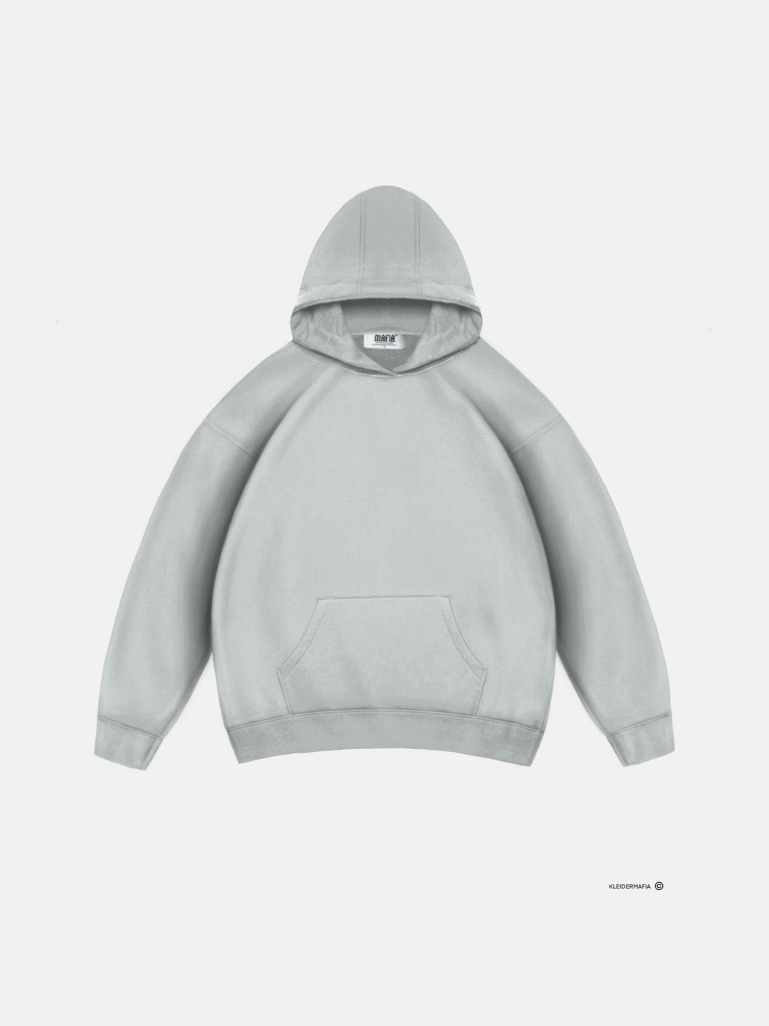 Oversize Basic Hoodie - Grey