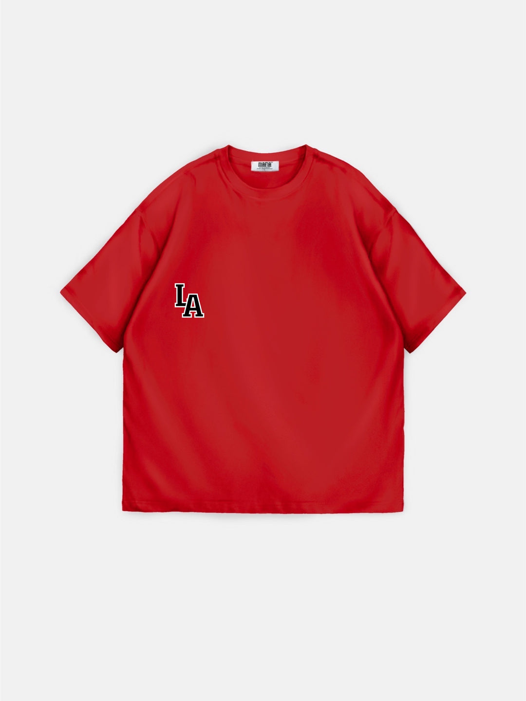Oversize L.A T-shirt - Red