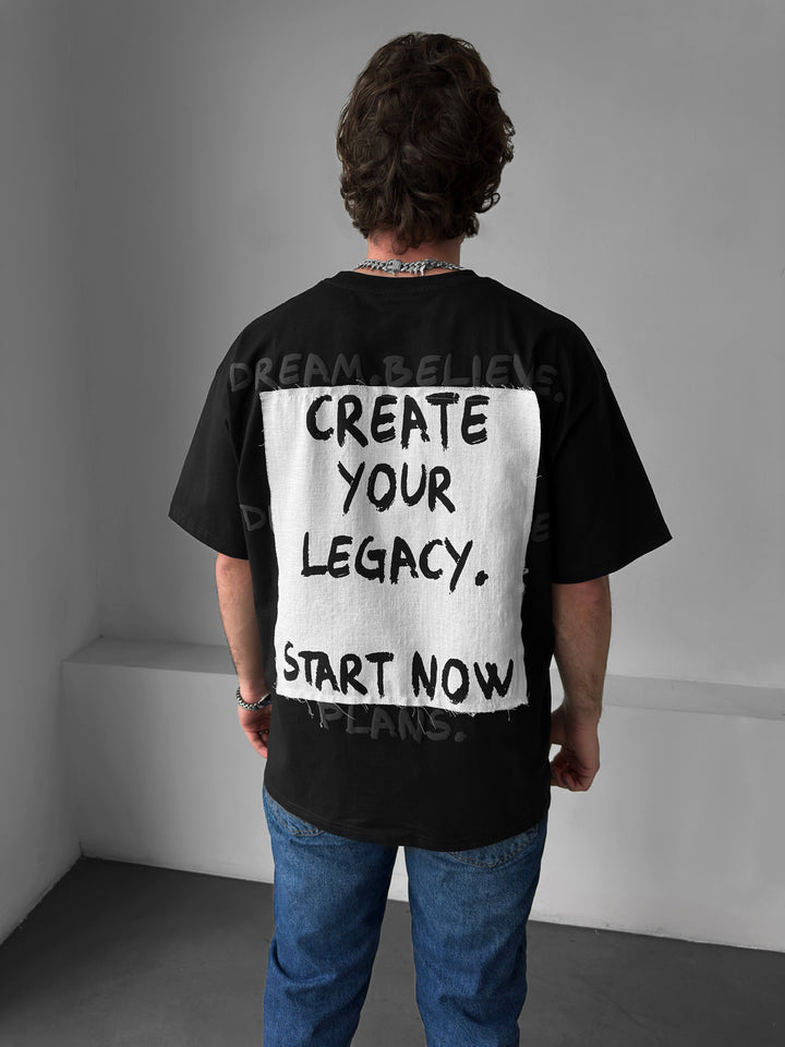Oversize Legacy T-shirt - Black
