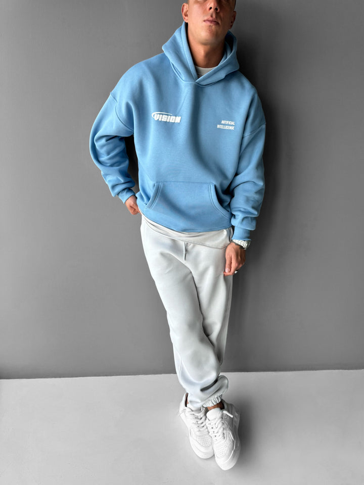 Oversize Vision Hoodie - Blue