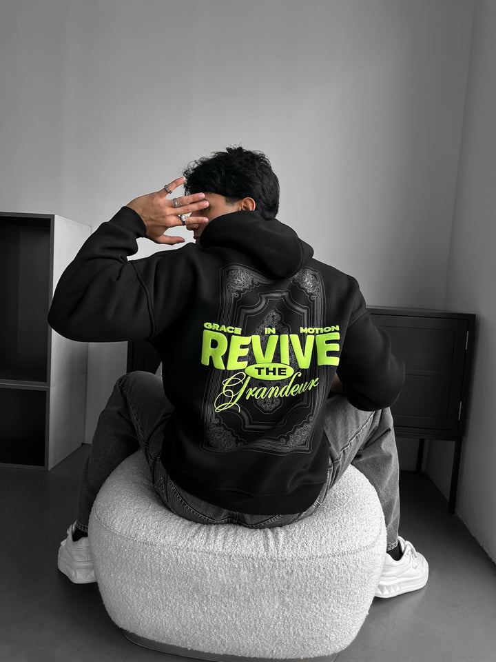 Oversize Revive Hoodie - Black