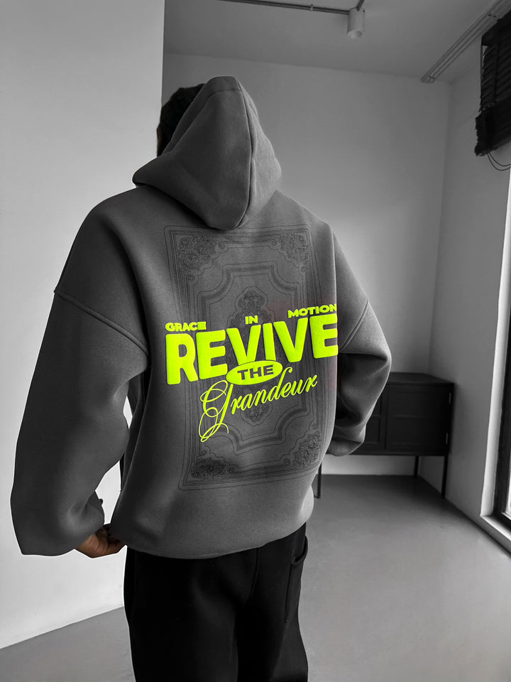 Oversize Revive Hoodie - Anthracite