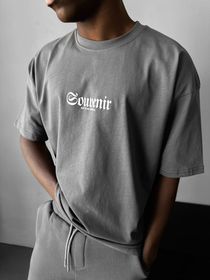 Oversize Souvenir T-Shirt - Anthracite