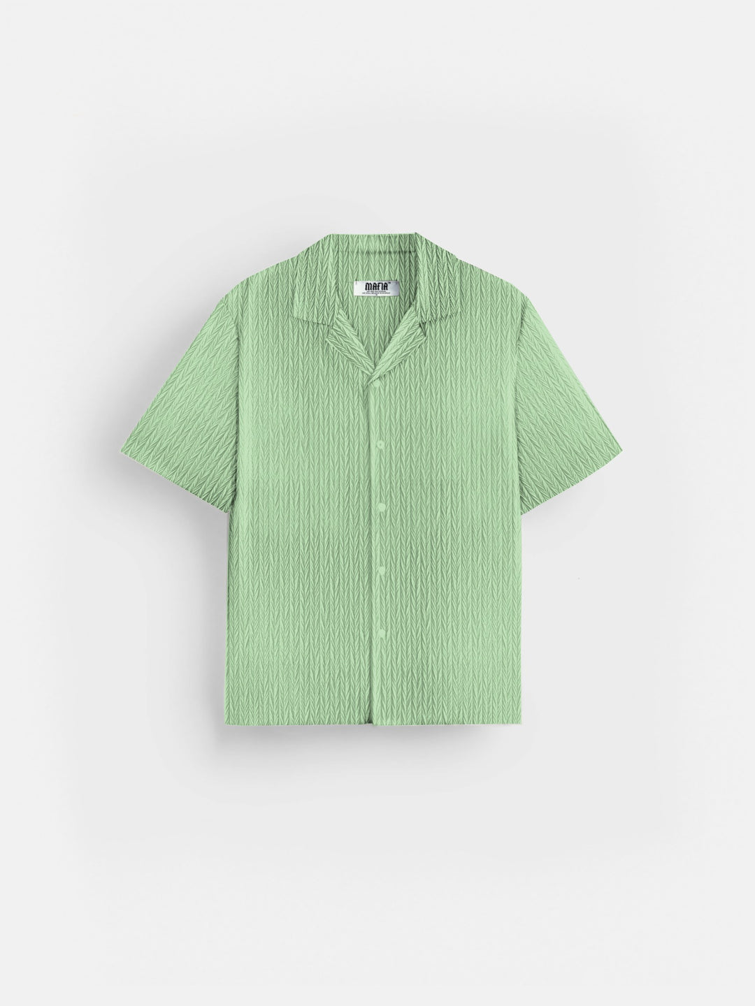 Oversize Structured Shirt - Quiet Green