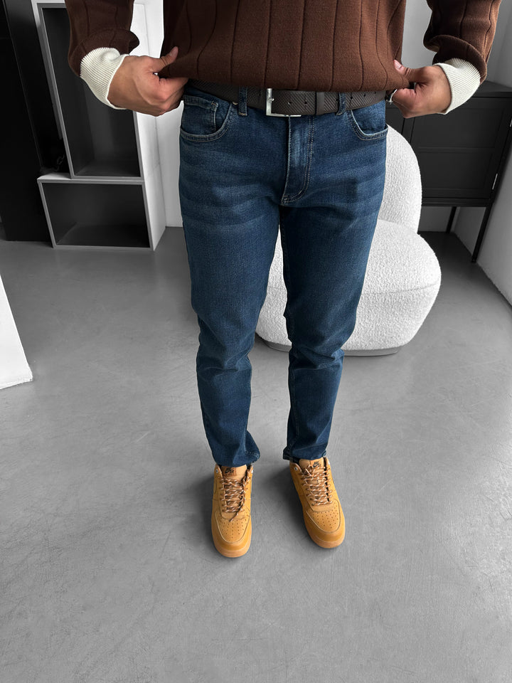 Regular Fit Jeans - Dark Blue
