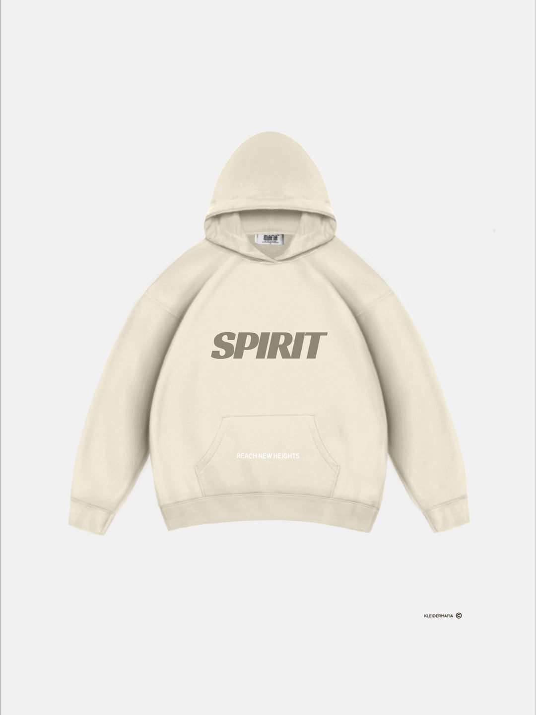 Oversize Spirit Hoodie - Antique White