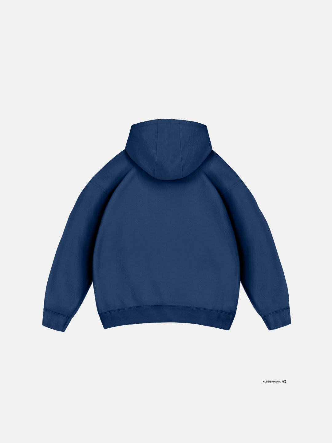 Oversize Basic Hoodie - Navy Poeny