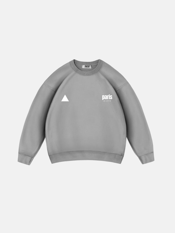 Oversize Paris Sweater - Dark Grey