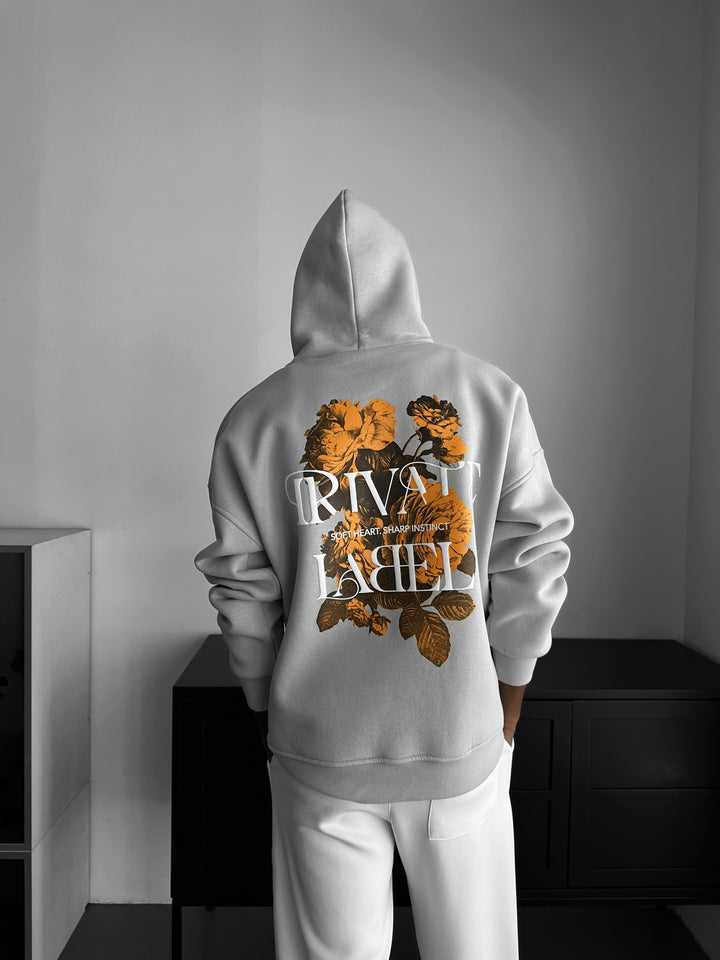 Oversize Private Label Hoodie - Grey