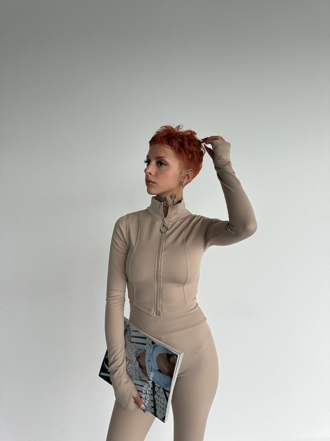 Yoga Jacket  - Beige