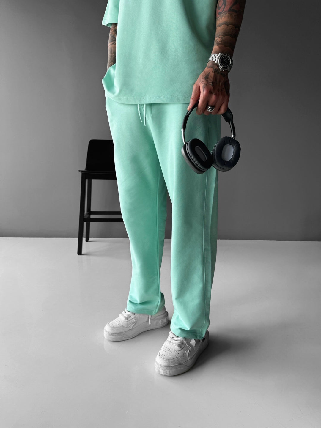 Loose Fit Trousers - Mint