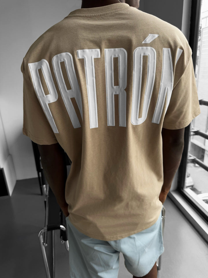 Oversize Patron T-Shirt - Beige