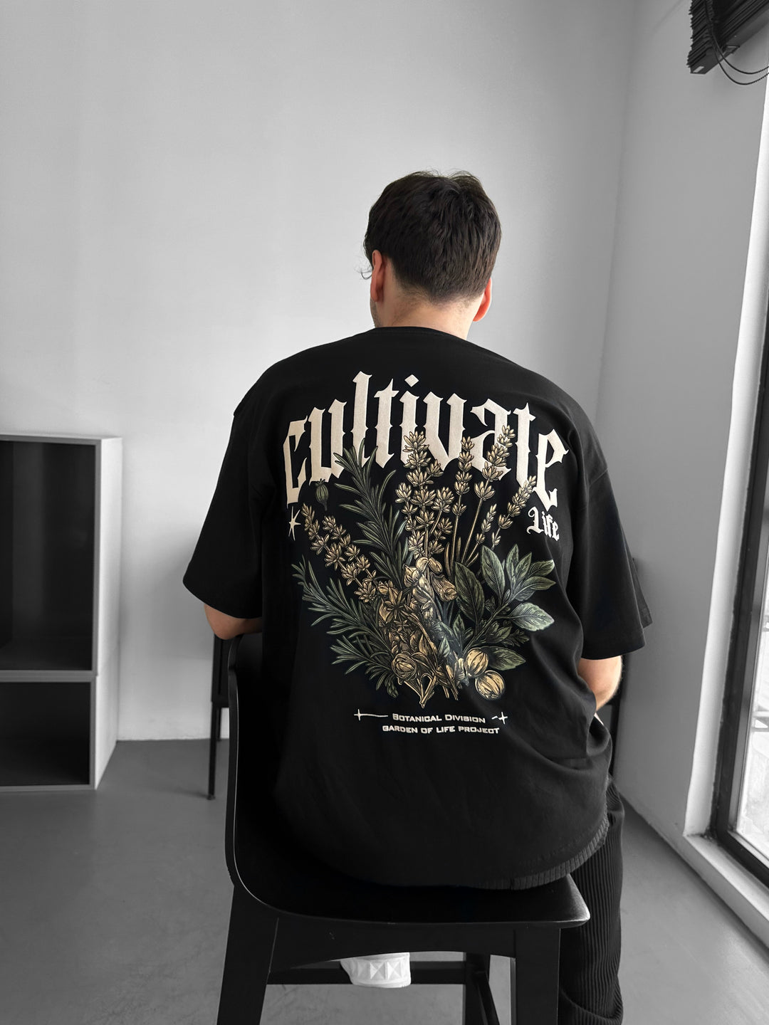 Oversize Cultivate T-shirt - Black