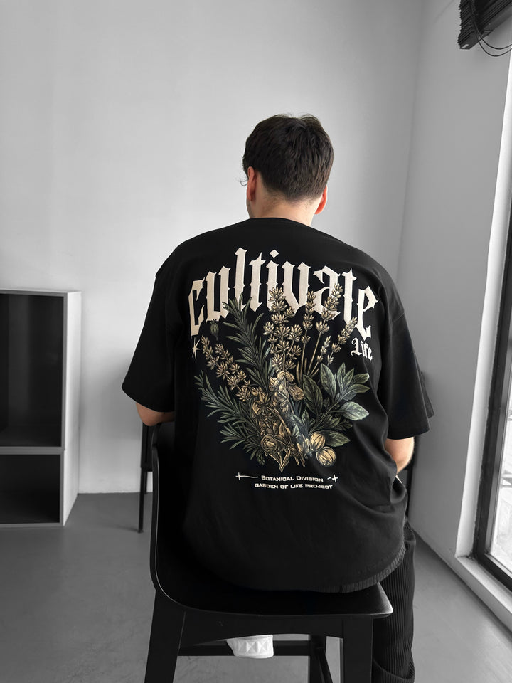 Oversize Cultivate T-shirt - Black
