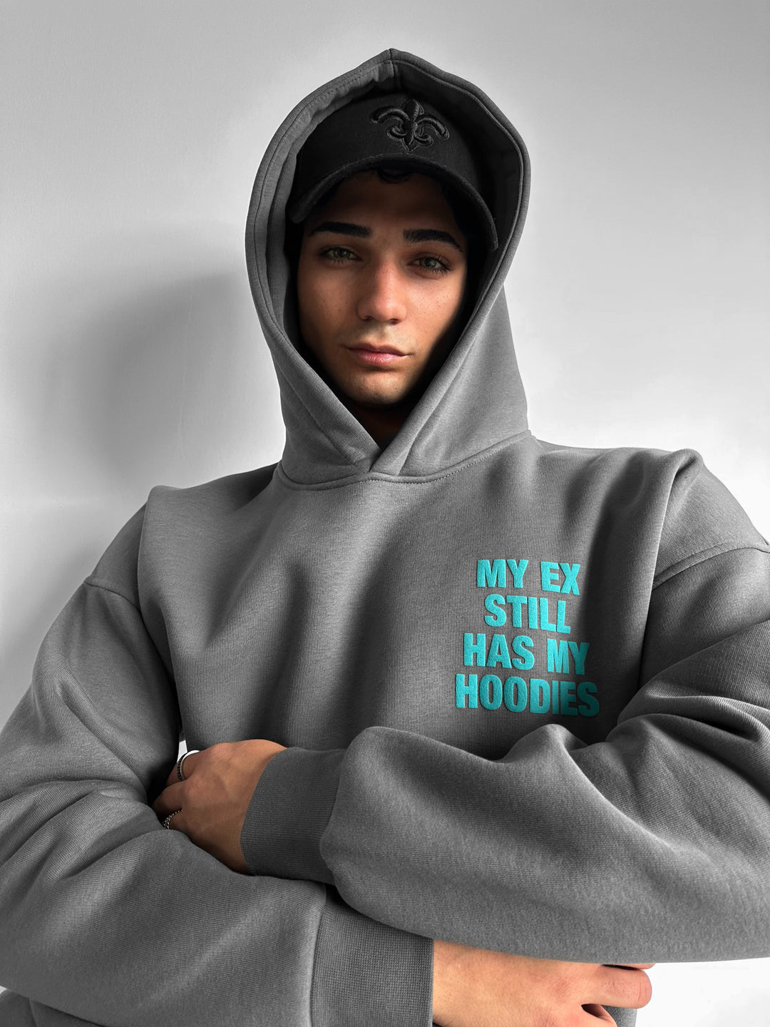 Oversize EX Part II Hoodie - Anthracite